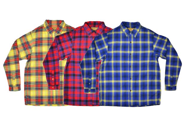 【VOO】MADRAS ALLROUND SHIRTS
