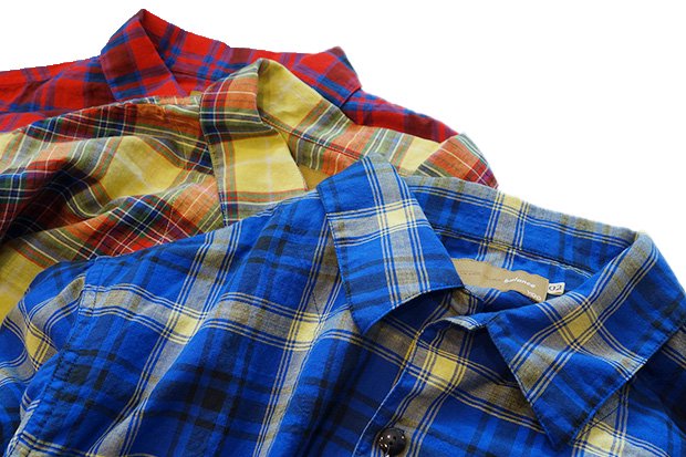 【VOO】MADRAS ALLROUND SHIRTS