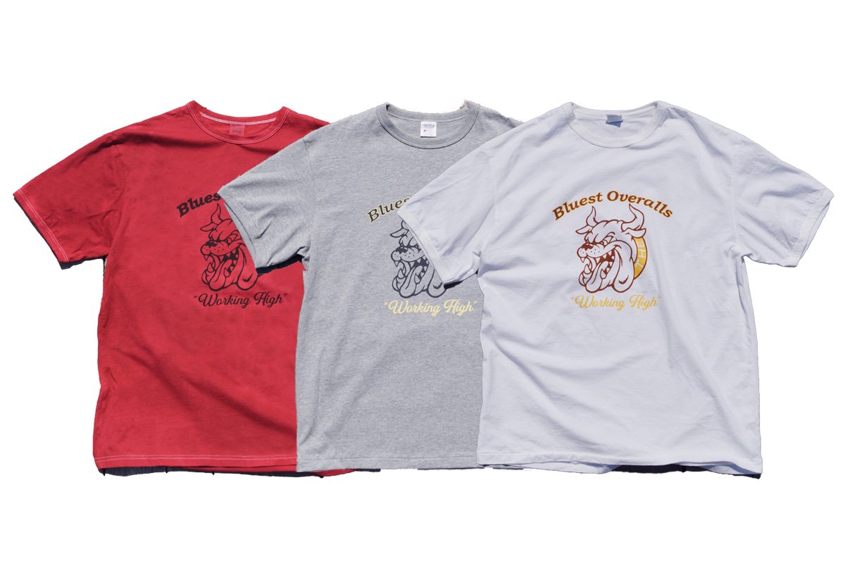 【THE UNION|THE BLUEST OVERALLS】AMERICAN BLUEDOG TEE
