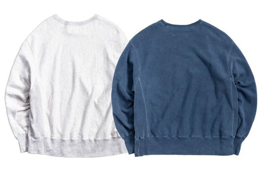 【ANACHRONORM】COLLEGE PRINT SIDE RIB SWEAT