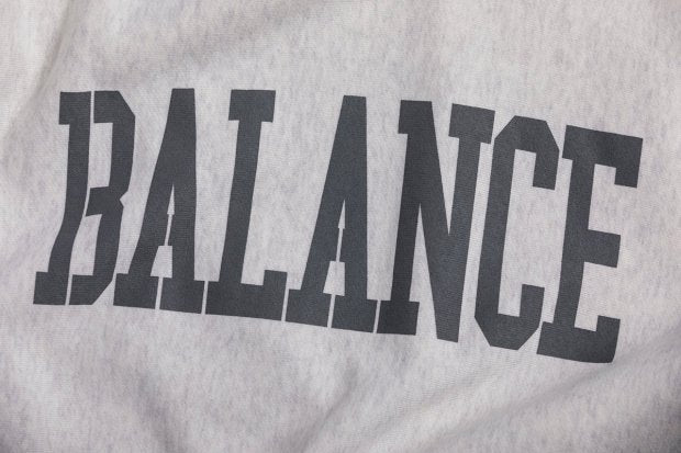 【ANACHRONORM】COLLEGE PRINT SIDE RIB SWEAT