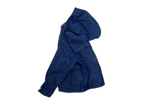 【H.UNIT】Denim anorak hoodie