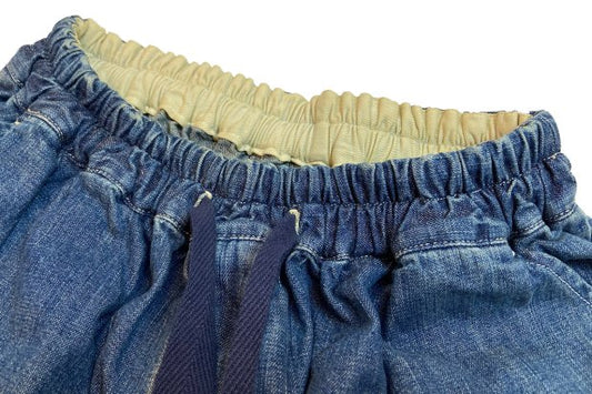 【H.UNIT】Denim easy pants(Used wash)