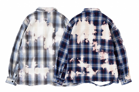 【ANACHRONORM】FLANNEL BLEACH CPO SHIRTS
