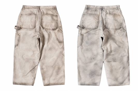 【ANACHRONORM】NYLON PATCH KINARI DOUBLE KNEE PAINTER PANTS