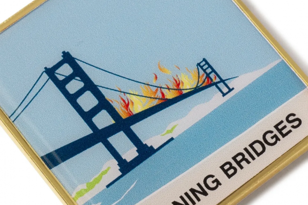 【SON OF THE CHEESE】BURNING BRIDGES KEY CHAIN