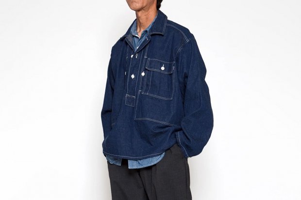 【THE CORONA UTILITY】A.M PULLOVER JACKET|INDIGO