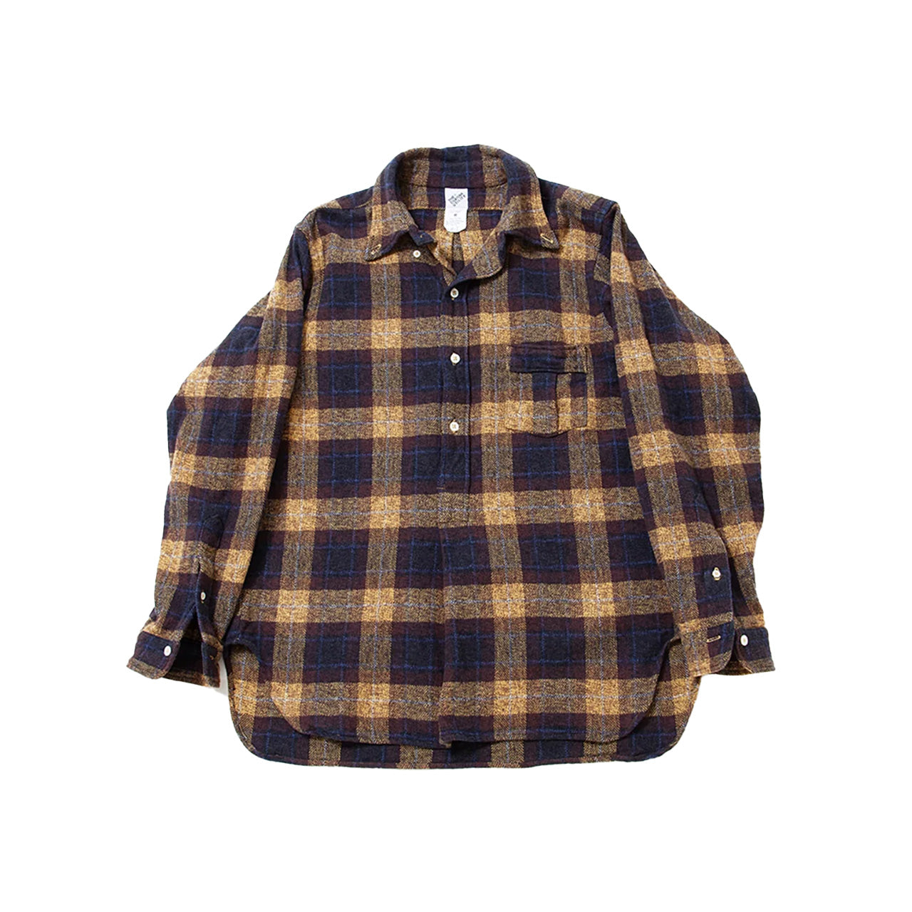 【THE CORONA UTILITY】W.C.W SHIRT PULLOVER / Yellow × Brown|CS005-25-01
