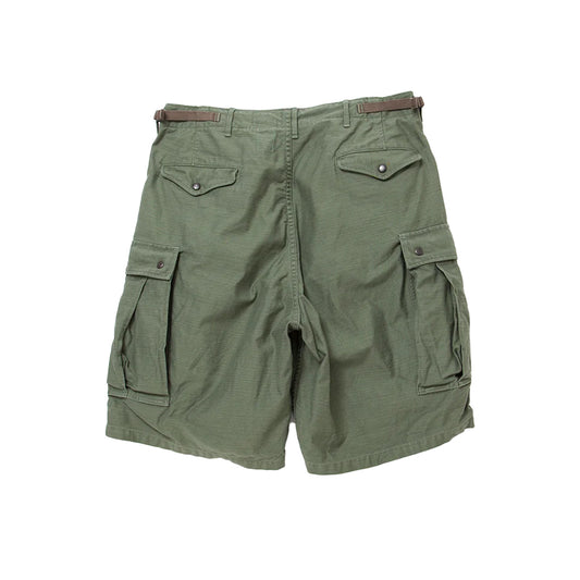 【FATIGUE SLACKS】M-51 SHORT SLACKS / Light OG w/ Bio-wash|FP029