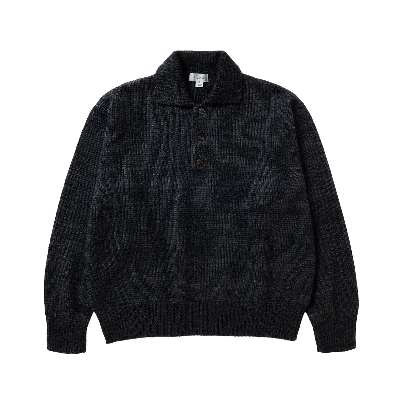 【tone】POLO SWEATER|KT01