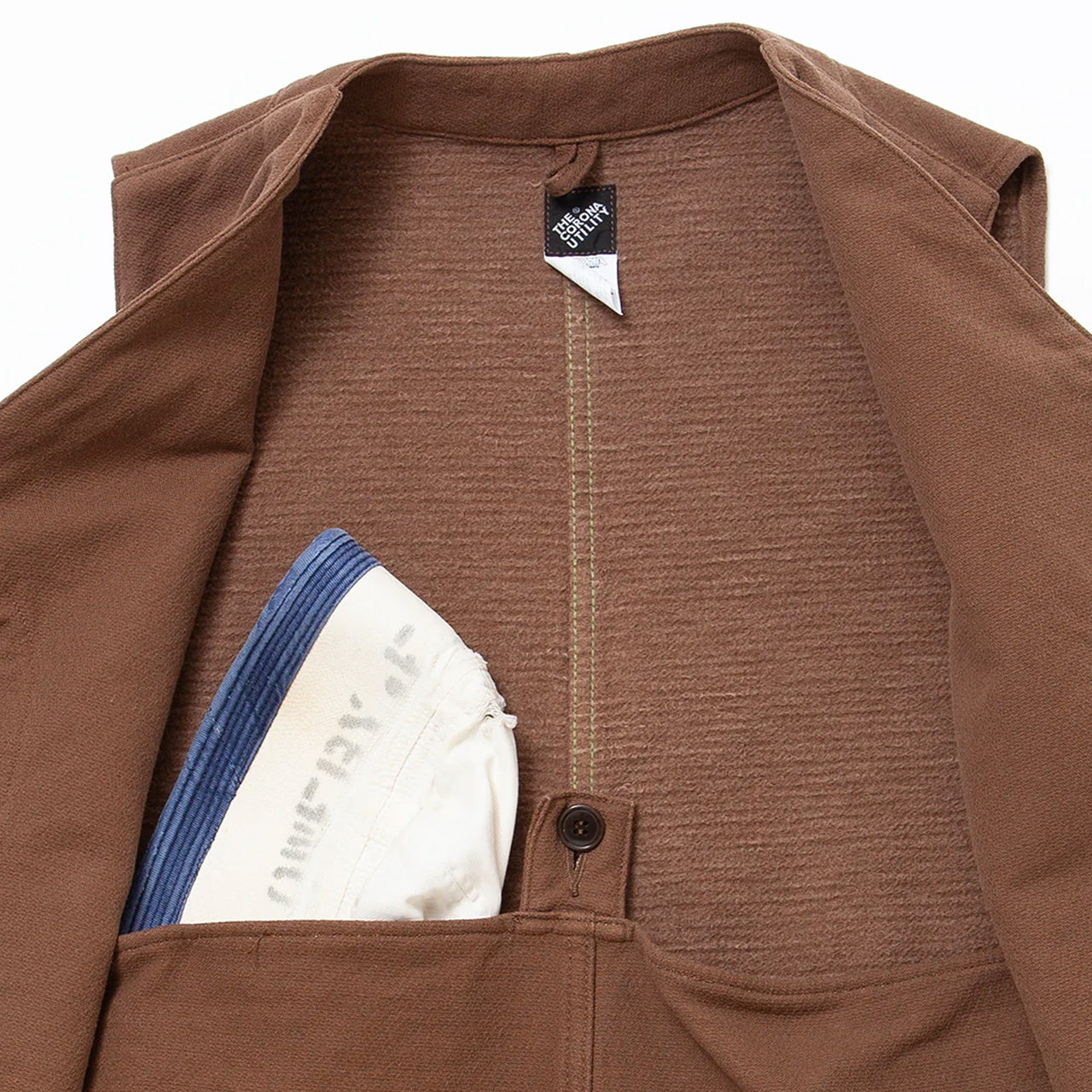 【THE CORONA UTILITY】GAME VEST / Brown|CV002-25-04