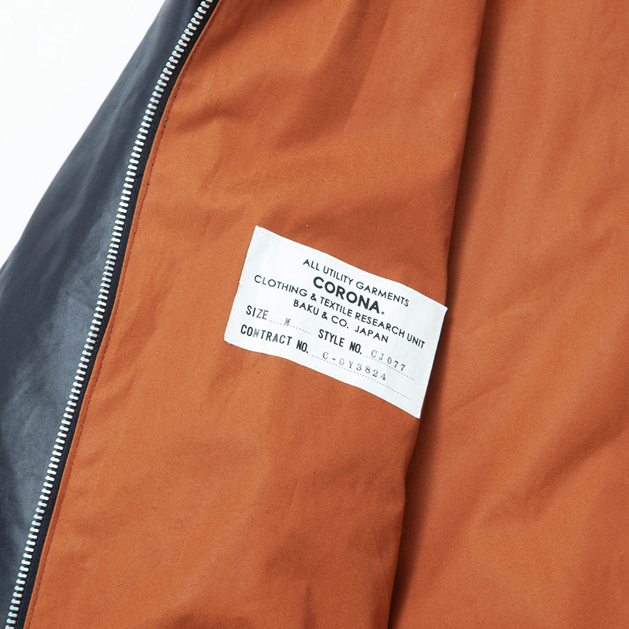 【THE CORONA UTILITY】A-2 JACKET|CJ077