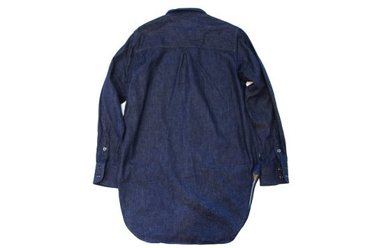 【H.UNIT STORE LABEL】Fly front denim long shirt(One wash)
