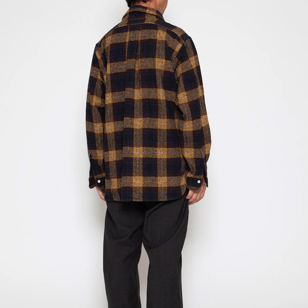 【THE CORONA UTILITY】W.C.W SHIRT PULLOVER / Yellow × Brown|CS005-25-01