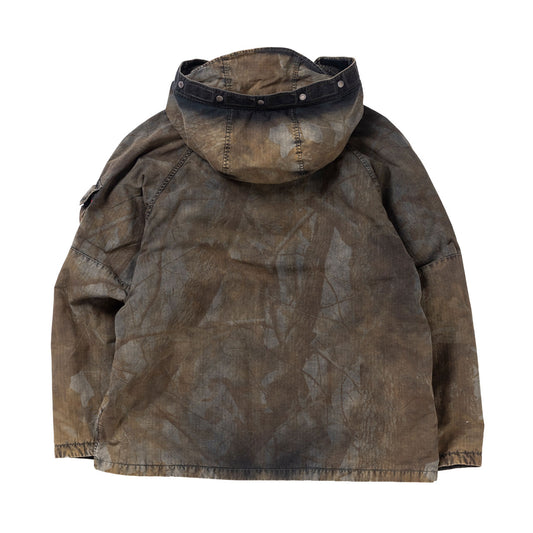 【ANACHRONORM】SULFUR DYED RIPSTOP REALTREE ECWCS TYPE PARKA JACKET SULFUR BLACK|AN399-B