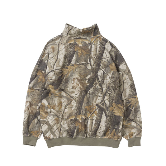 【ANACHRONORM】REALTREE HALF ZIP SWEAT