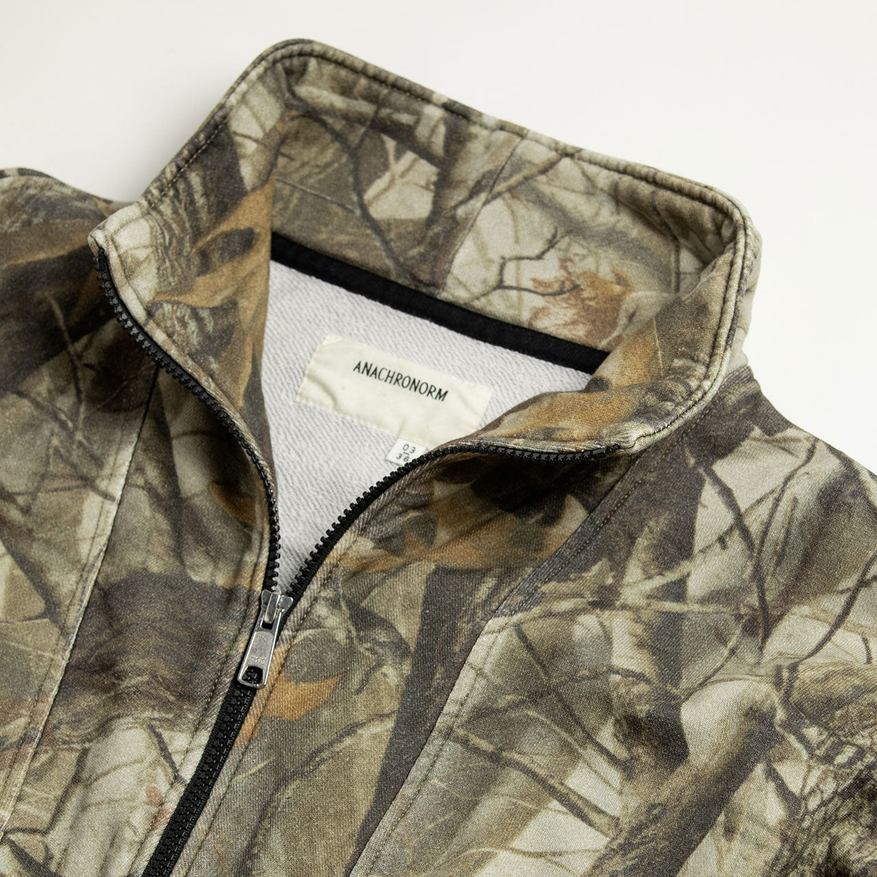 【ANACHRONORM】REALTREE HALF ZIP SWEAT