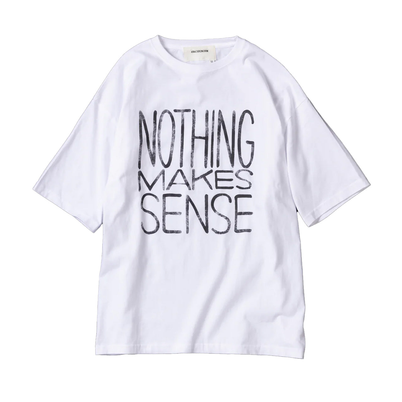 【ANACHRONORM】NOTHING MAKES SENSE PRINTED S/S T-S|AN356