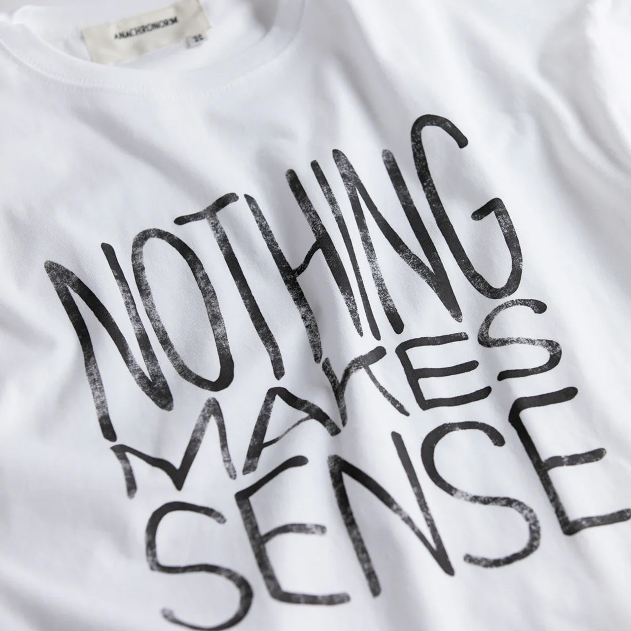 【ANACHRONORM】NOTHING MAKES SENSE PRINTED S/S T-S|AN356