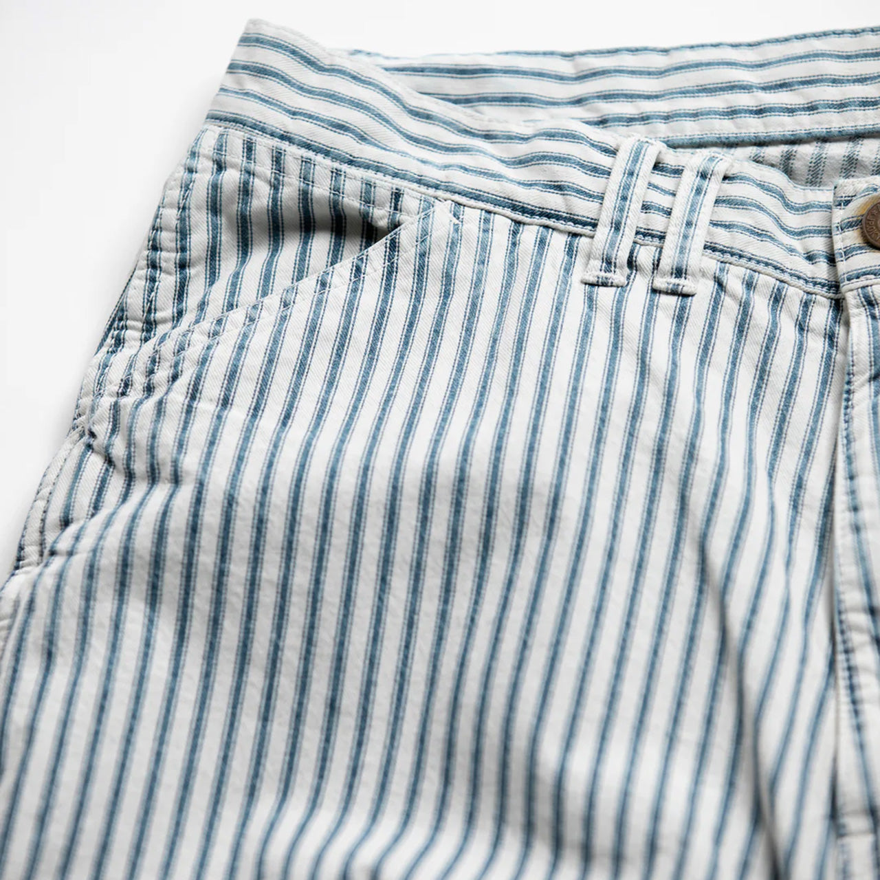 【ANACHRONORM】HICKORY WASHED DOUBLEKNEE PAINTER PANTS|AN347-W