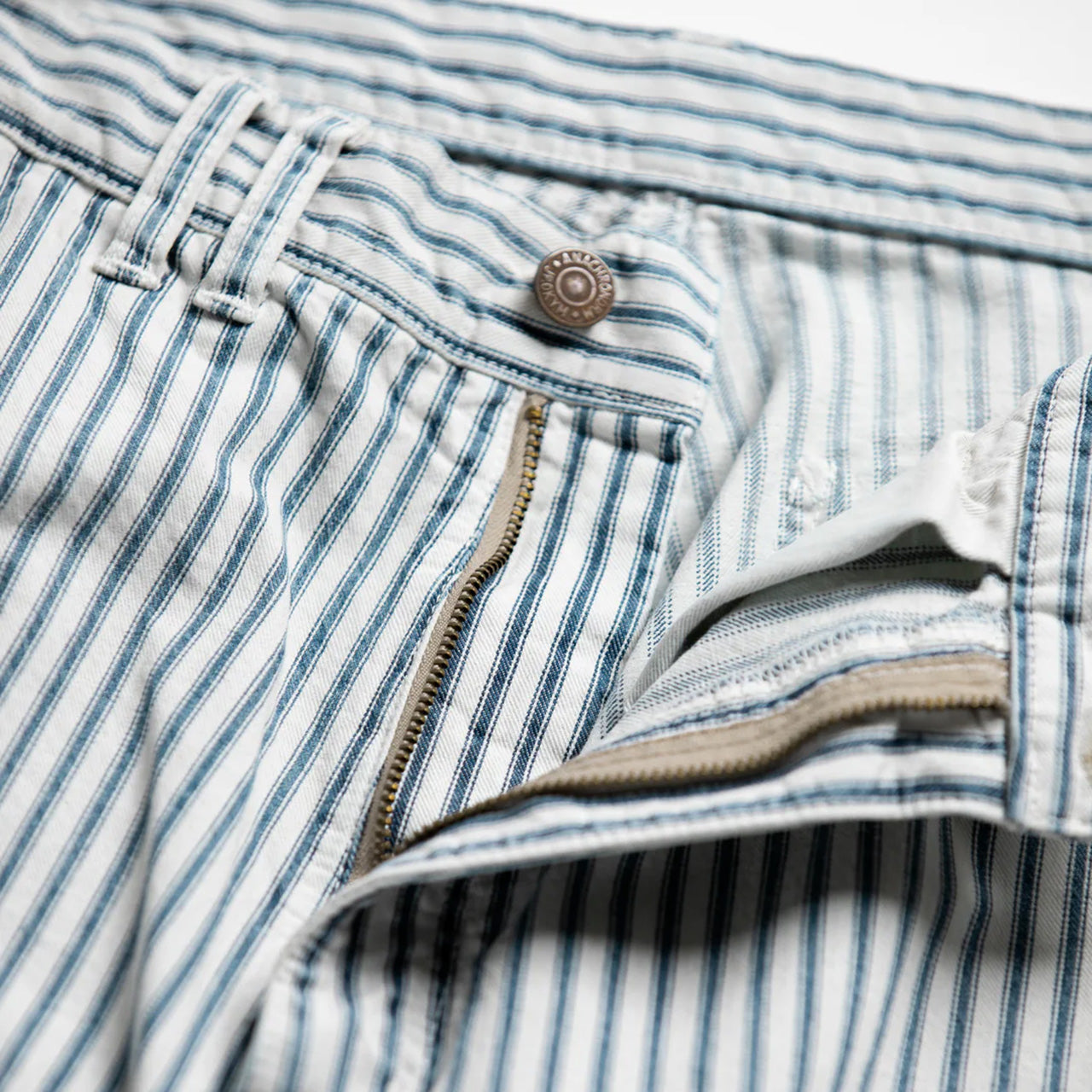【ANACHRONORM】HICKORY WASHED DOUBLEKNEE PAINTER PANTS|AN347-W