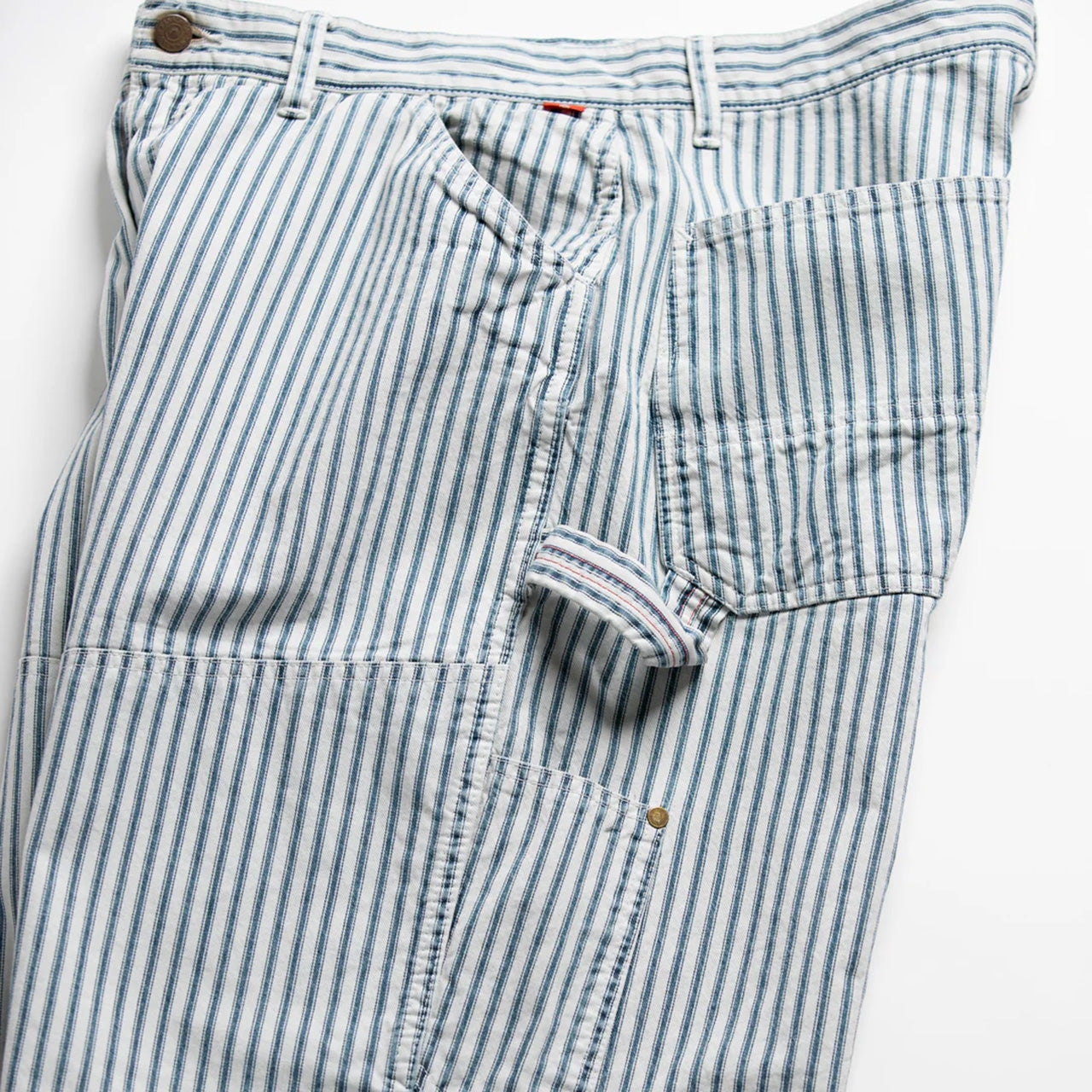 【ANACHRONORM】HICKORY WASHED DOUBLEKNEE PAINTER PANTS|AN347-W