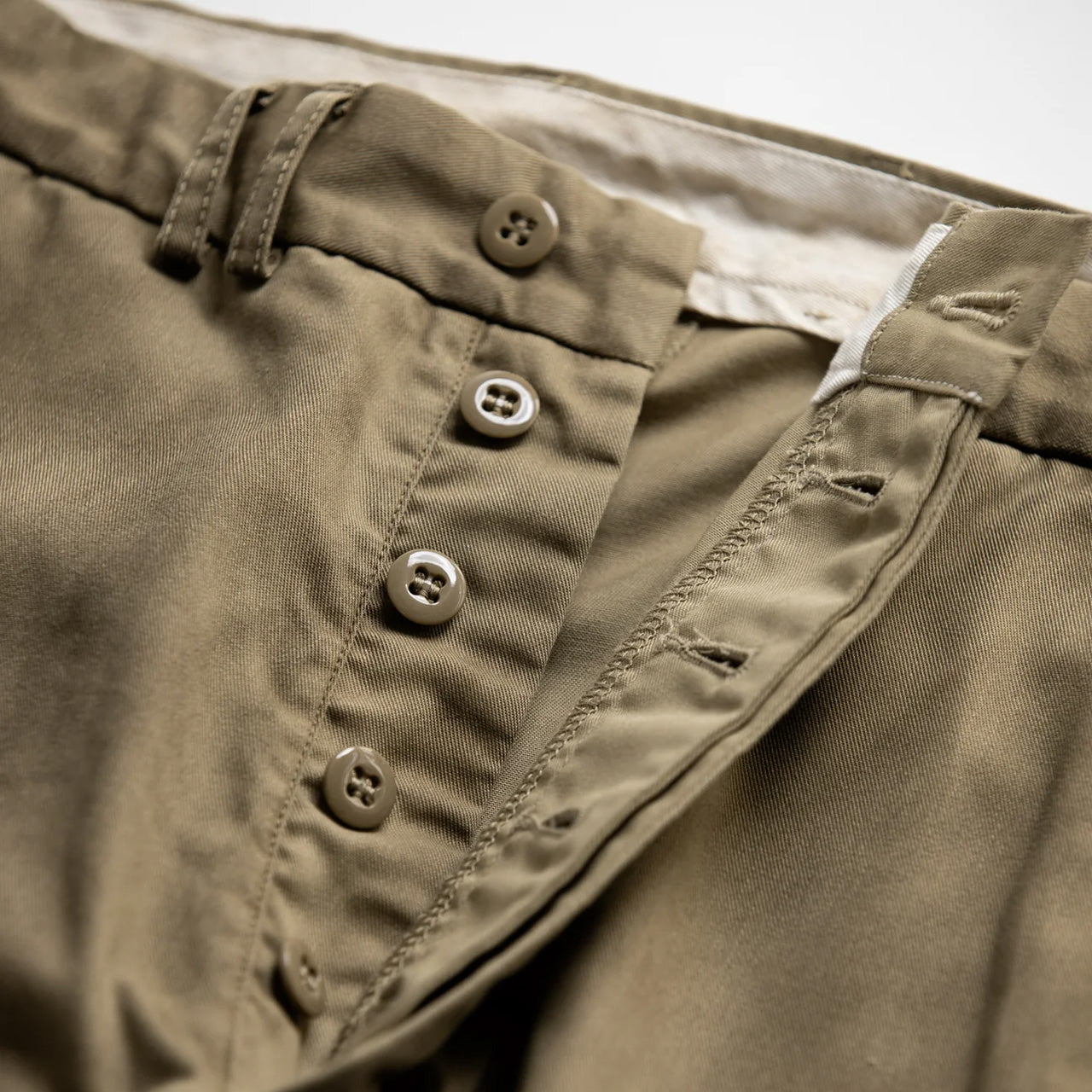 【ANACHRONORM】PAINTED NO TUCK WIDE CHINO TROUSERS|AN363-W