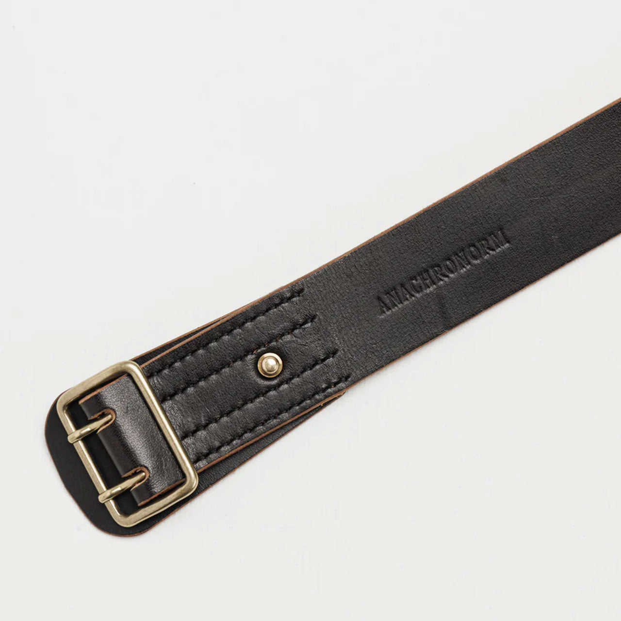 【ANACHRONORM】DOUBLE PIN LEATHER BELT|ANBB045