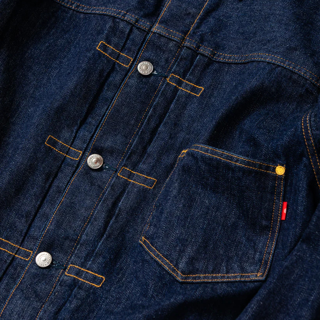 【ANACHRONORM】FRONT TUCK DENIM JACKET(ONE WASH)|CONTEXT-005