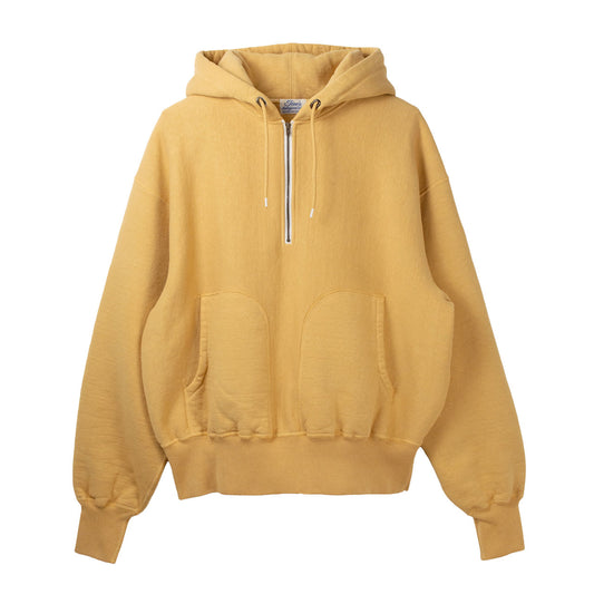 【tone】Flatlock Seam Fleece Half-Zip Hoodie|TO-AW26-CLS03