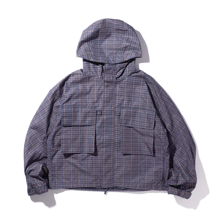 【HELLA GREEN】Check Nylon jacket|HG2520-JK07