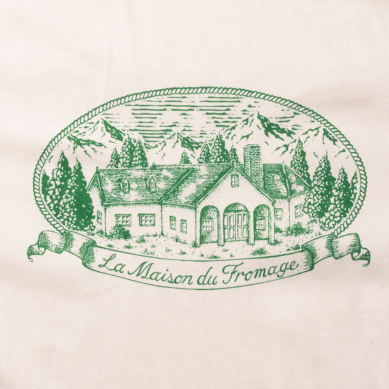 【HELLA GREEN】La maison du fromage T-Shirt|HG2520_TS07