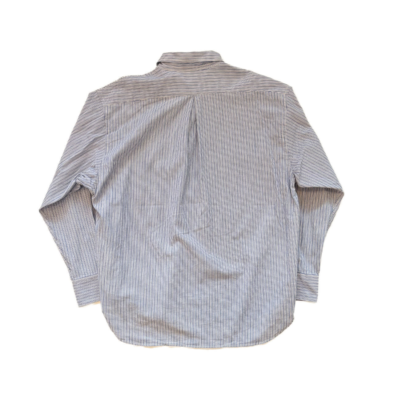 【H.UNIT】Dobby stripe big pocket work shirt