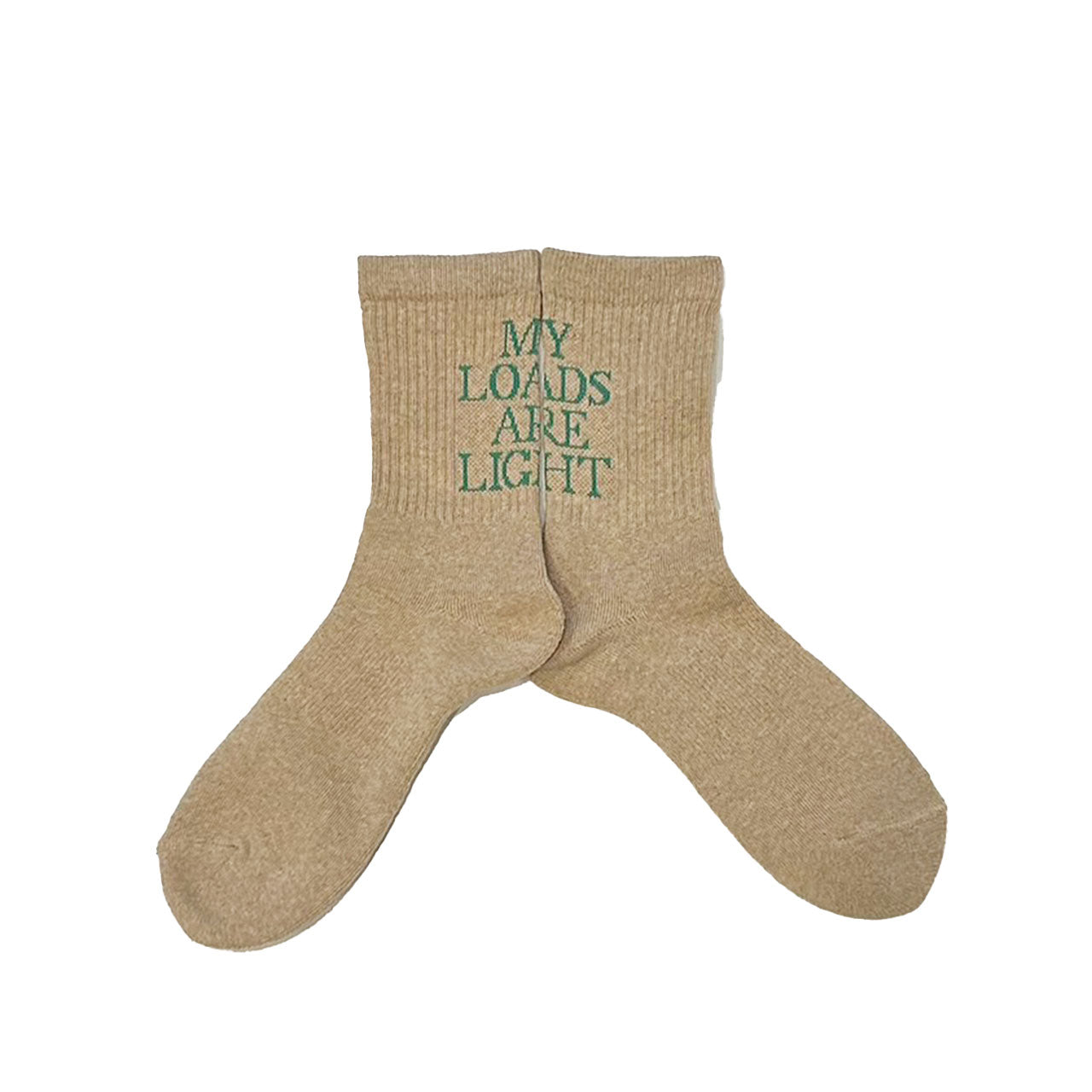 【MY LOADS ARE LIGHT】''TEXT'' M.L.A.L Beige mix ×smoke green|FROLIC Exclusive Color