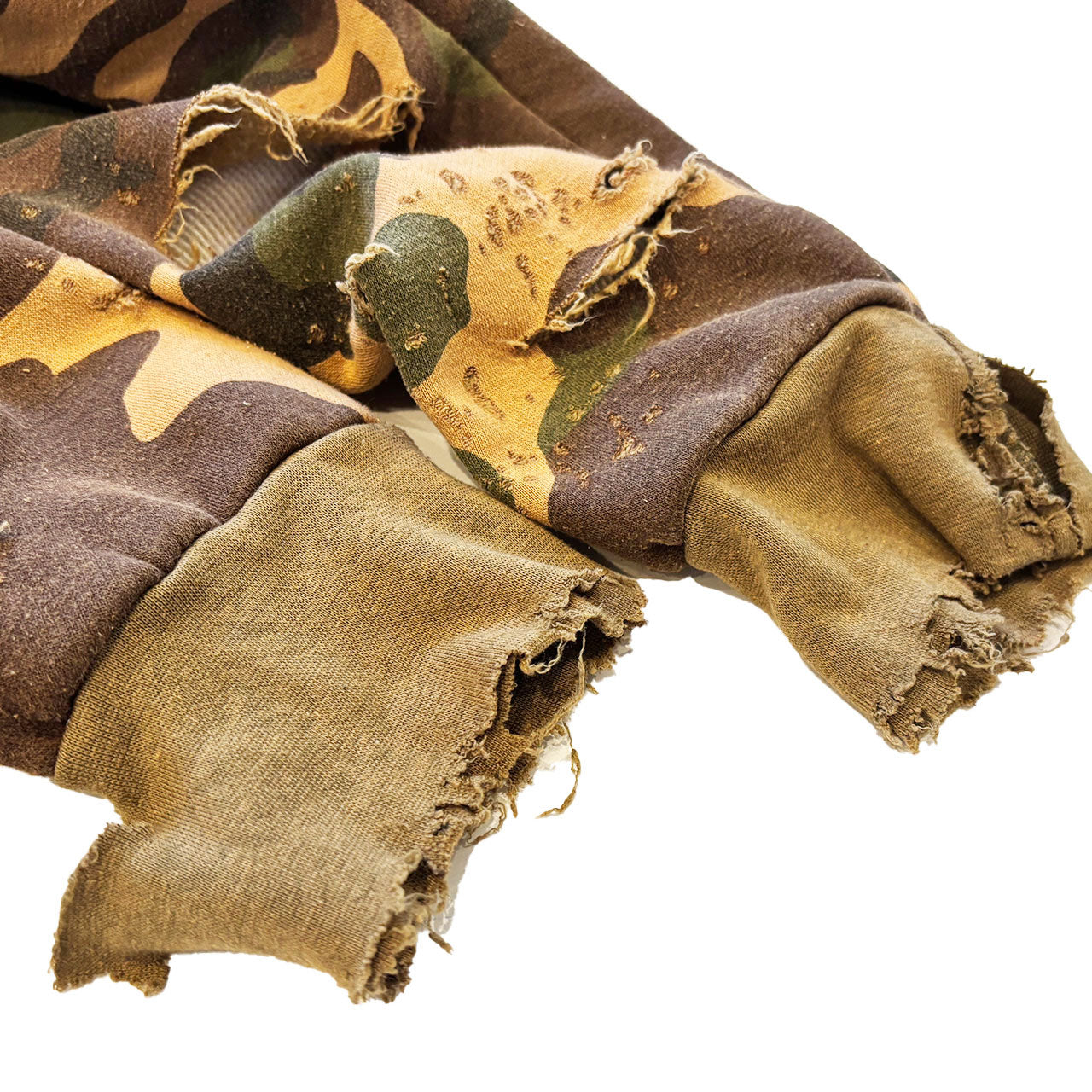 【ANACHRONORM】HARD DAMAGED INNER WAFFLE SWEAT PARKA WOODLAND|AN371