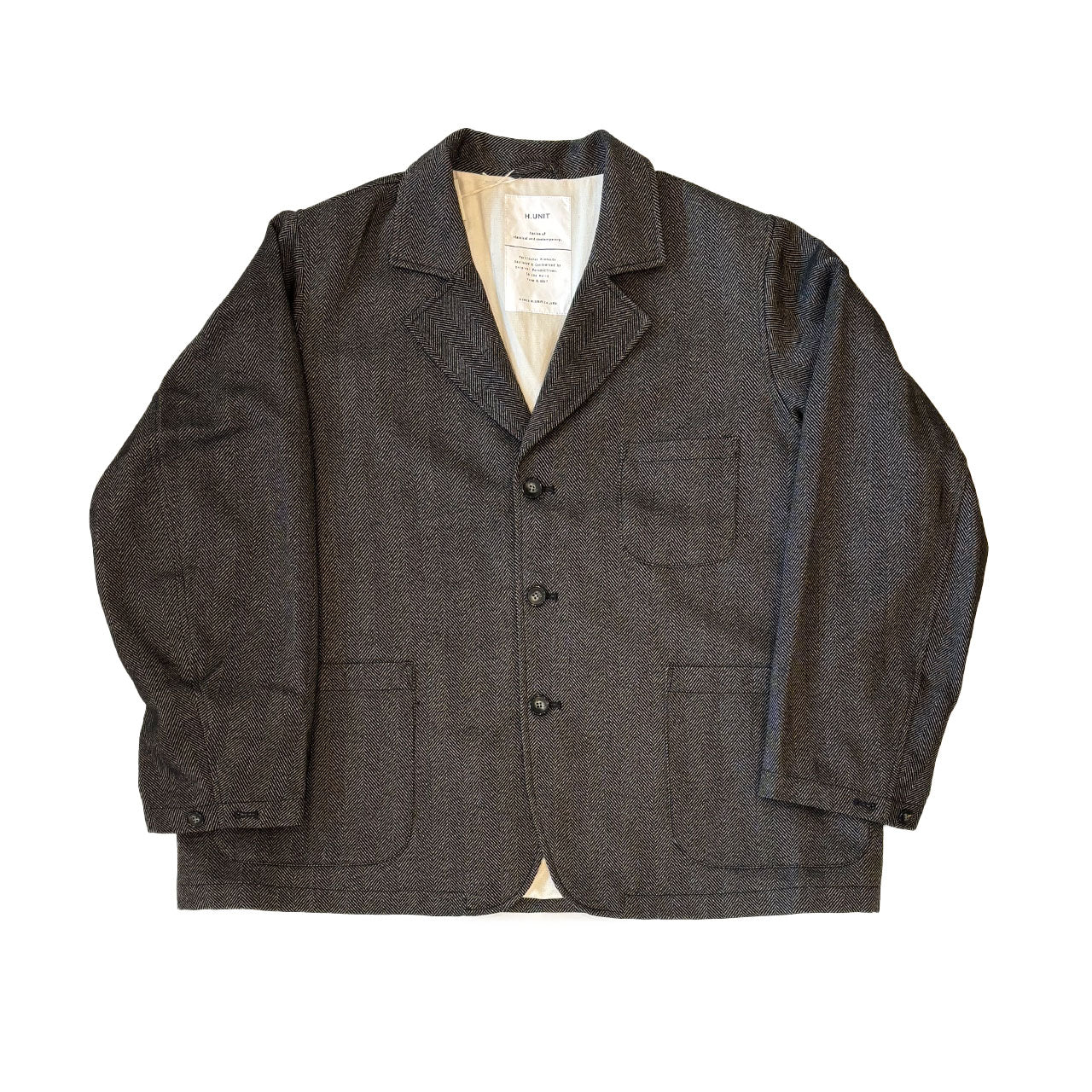 【H.UNIT】TECHTWEED HBT Jacket|H-JK057