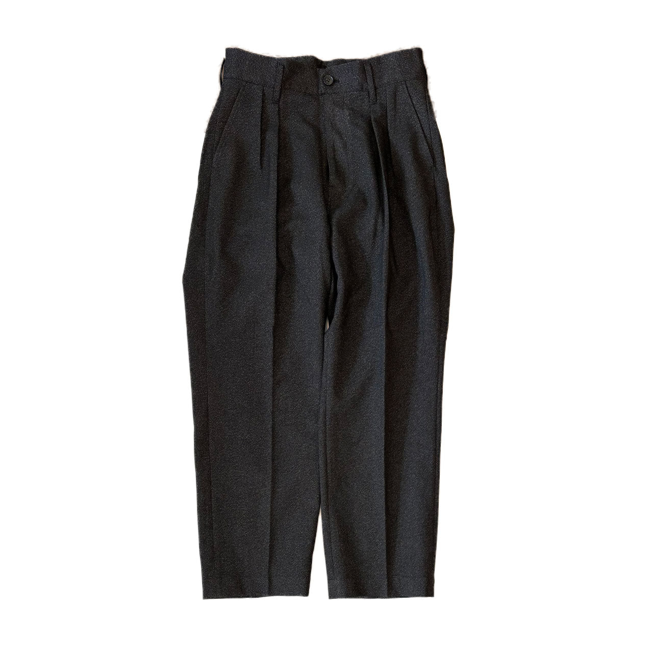 【H.UNIT】TECHTWEED two tuck trousers