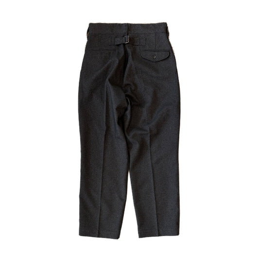 【H.UNIT】TECHTWEED two tuck trousers