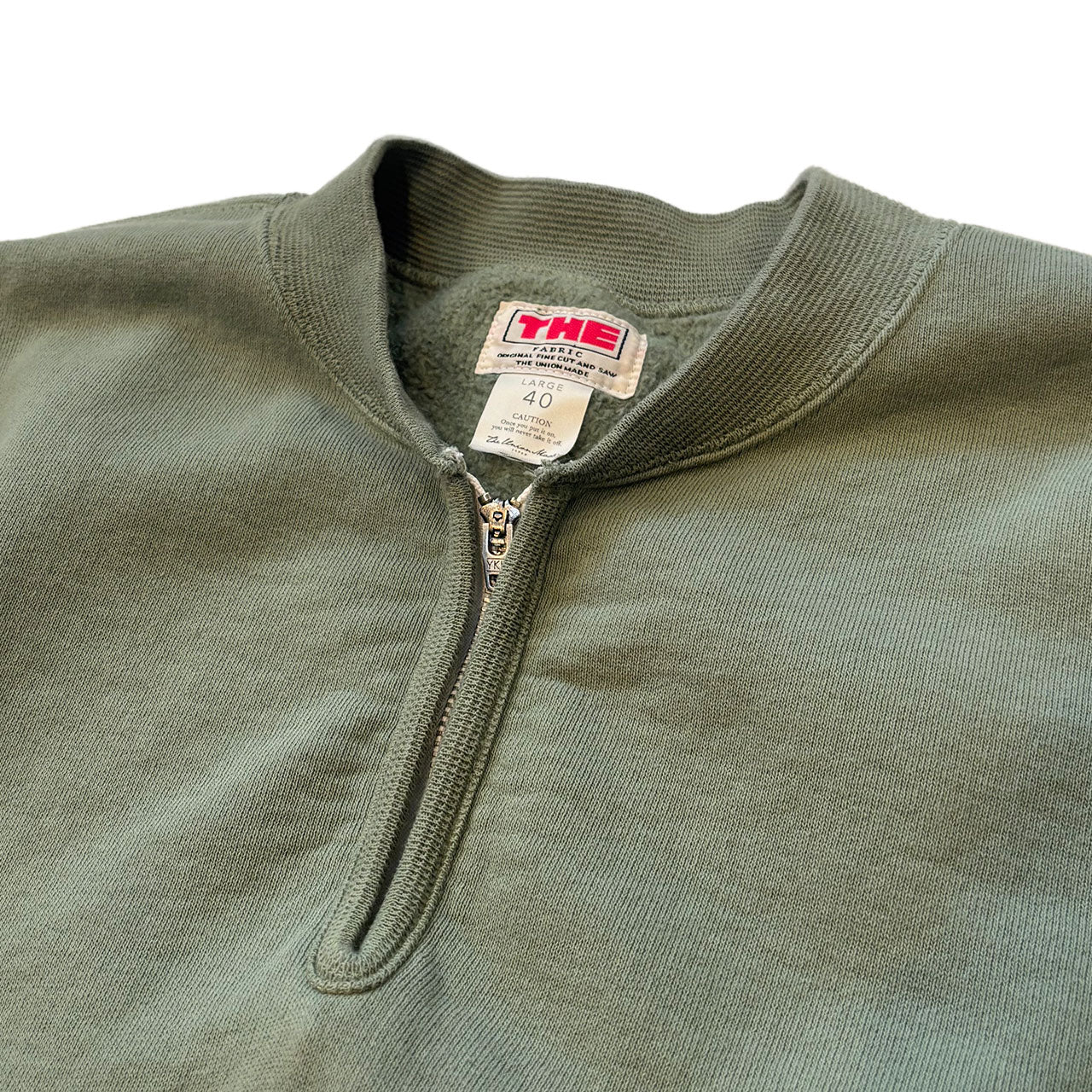 【THE UNION|THE FABRIC】F-ZIP SWEAT|TF-00531