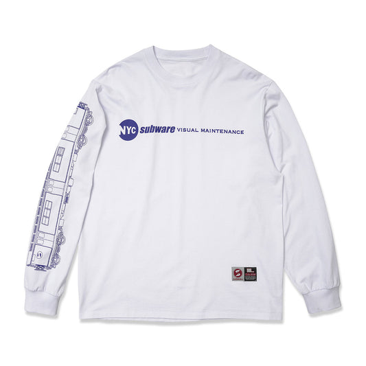 【SUBWARE】MARQUEE LOGO LONG SLEEVE TEE