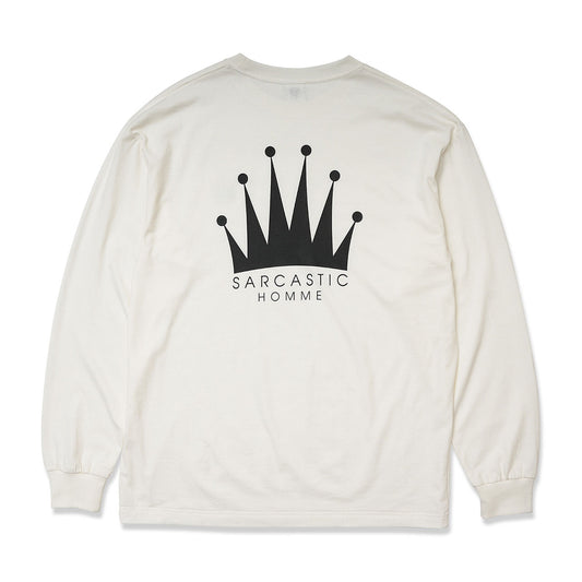 【SARCASTIC】Homme Crown L/S tee
