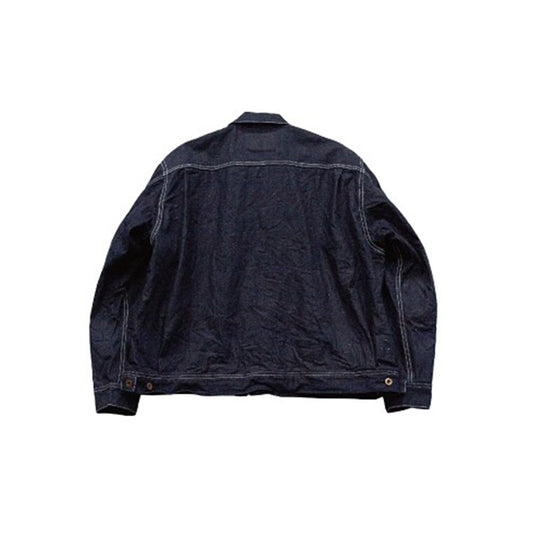 【H-UNIT】Denim zip work jacket (One wash)|H-JK047