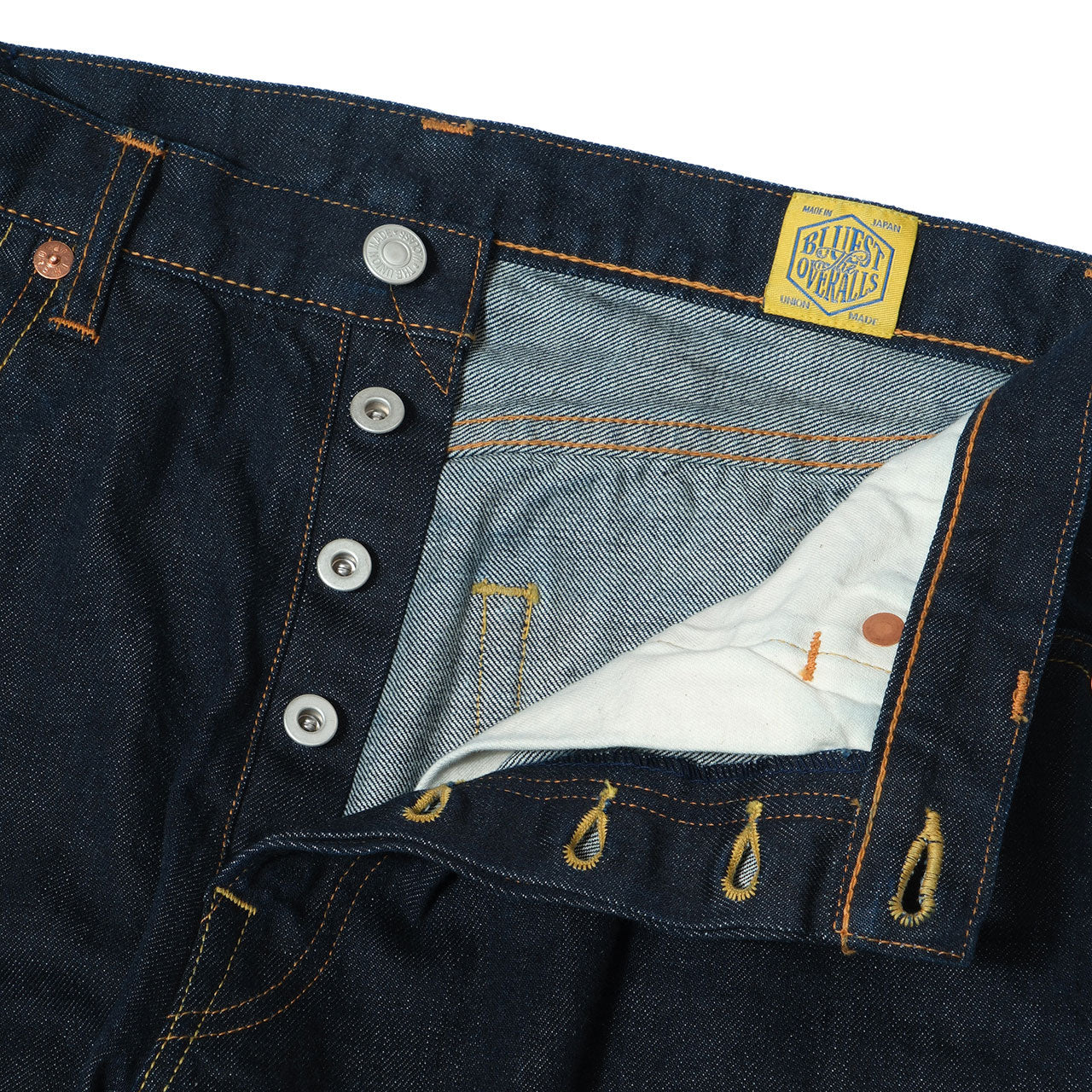 【THE UNION|THE BLUEST OVERALLS】"JABA" DENIM PANTS w/cornmiles