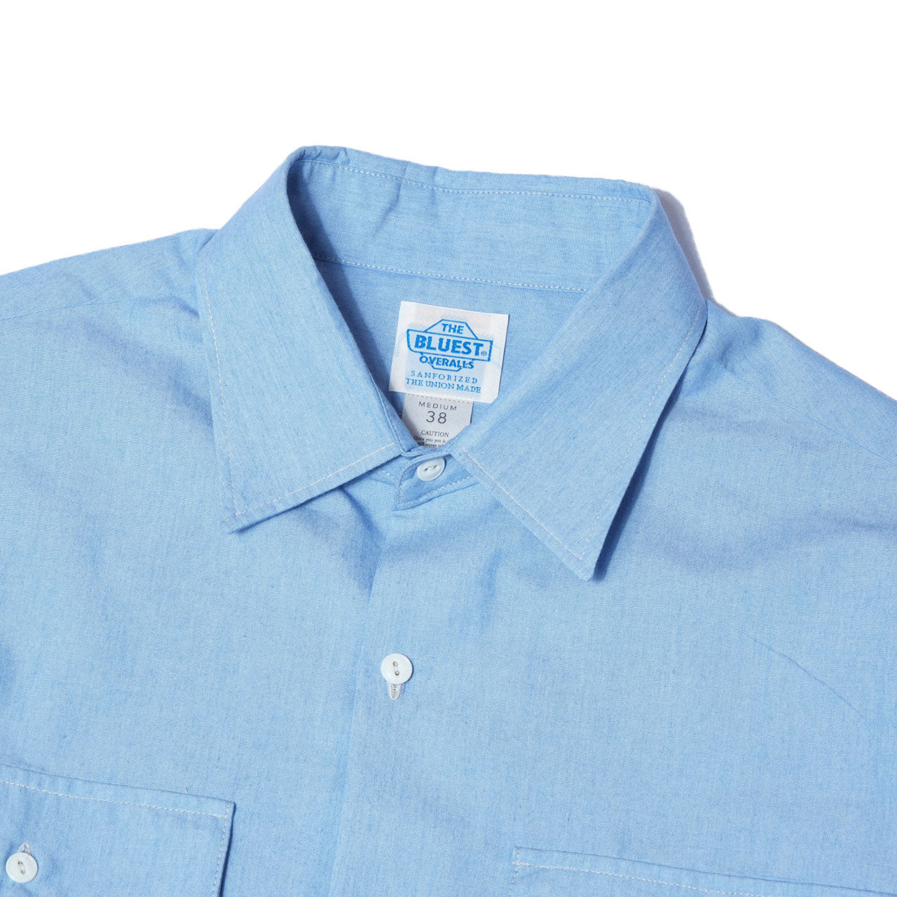 【THE UNION|THE BLUEST OVERALLS】TRUCKER CHAMBRAY shirts|TBO-0081