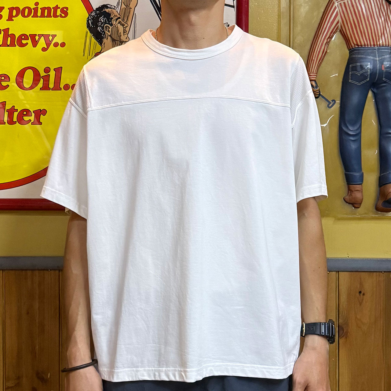 【THE UNION|THE FABRIC】"AF" MESH T-SHIRTS|TF-00527