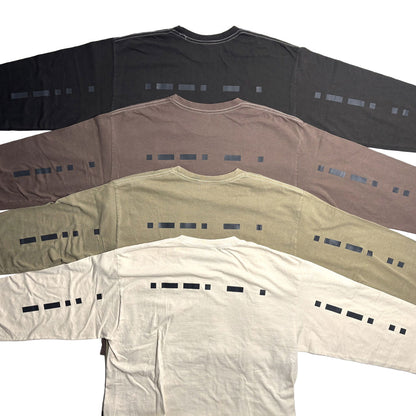 【ZEPTEPI】LS Tee / Morse Ref.｜ZT262502