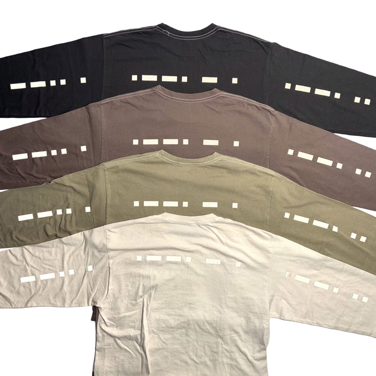 【ZEPTEPI】LS Tee / Morse Ref.｜ZT262502