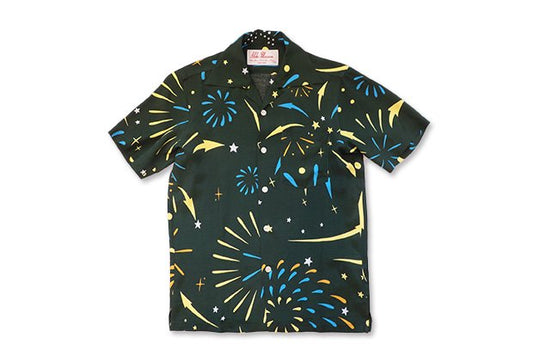 【THE UNION｜THE OVERALLS】HANABI ALOHA SHIRTS w/Aloha Blossom