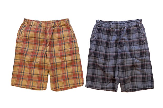 【THE UNION｜THE FABRIC】ROLLUP CHECK SHORTS