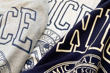 【H.UNIT】Nice college print tee（BIGシルエット)